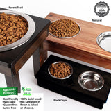 17" tall,  Large Raised Single Bowl feeder for dogs