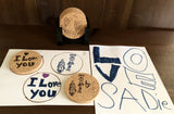 Best Father's Day Gift ever!  Your child's artwork or drawings turned into premium coaster sets!