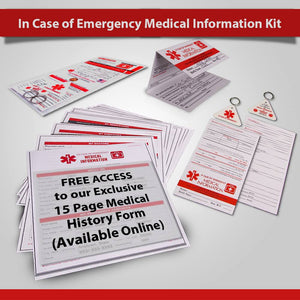 In Case of Emergency My Medical Information Kit (for people)