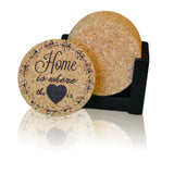 Premium Home Coaster Set with personalization options!