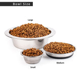 7" tall, Small size, Raised Double Bowl dog or cat feeder