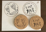 Best Father's Day Gift ever!  Your child's artwork or drawings turned into premium coaster sets!