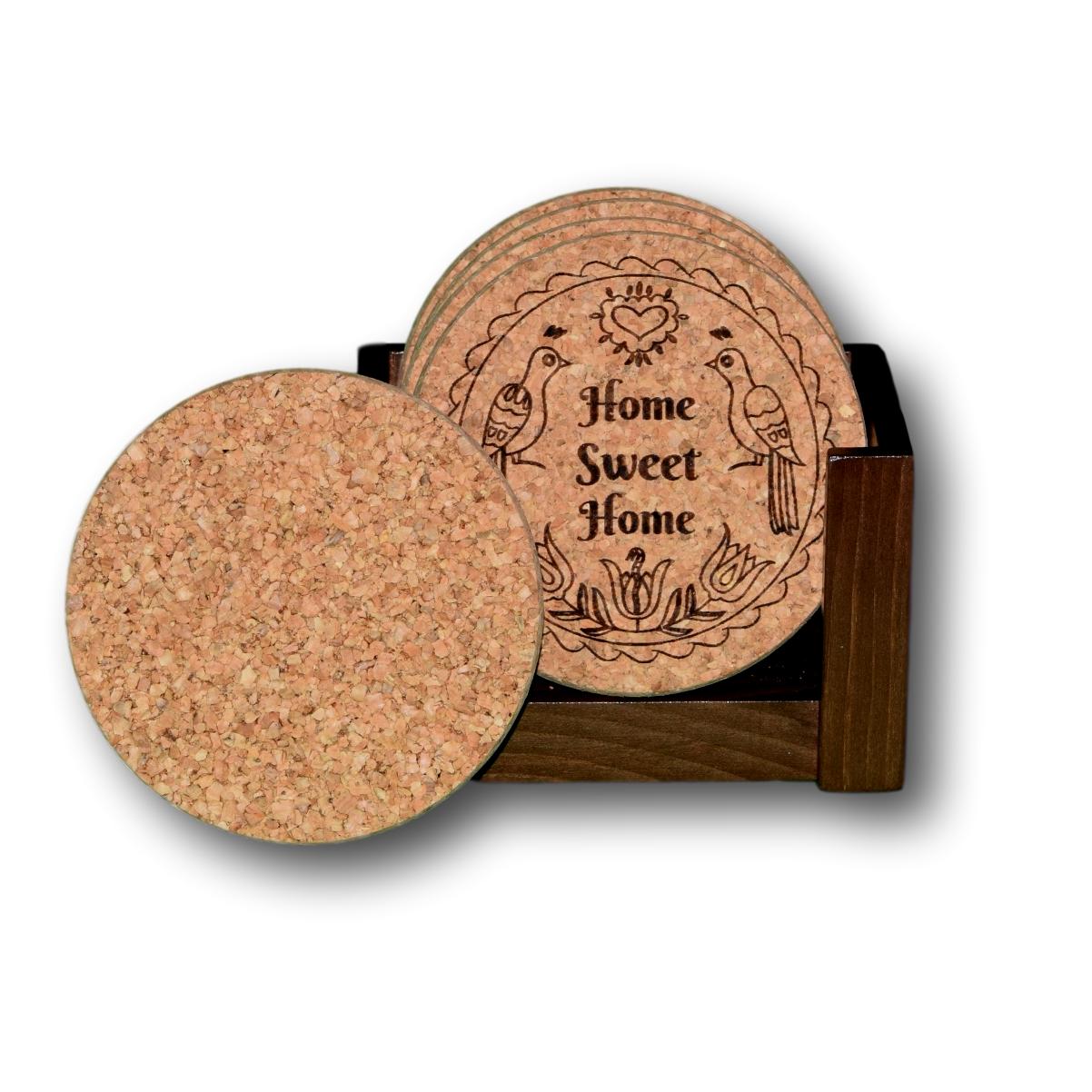 Natural Home Cork Coaster (Set of 4) 