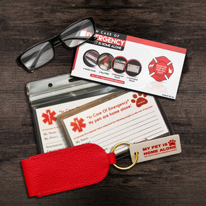 ICE Cards & Key Fobs- In Case of Emergency, My Pet is Home Alone! Fr –  Ozarks Fehr Trade Originals, LLC