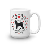 I love my Shiba Inu 15oz Coffee Mug