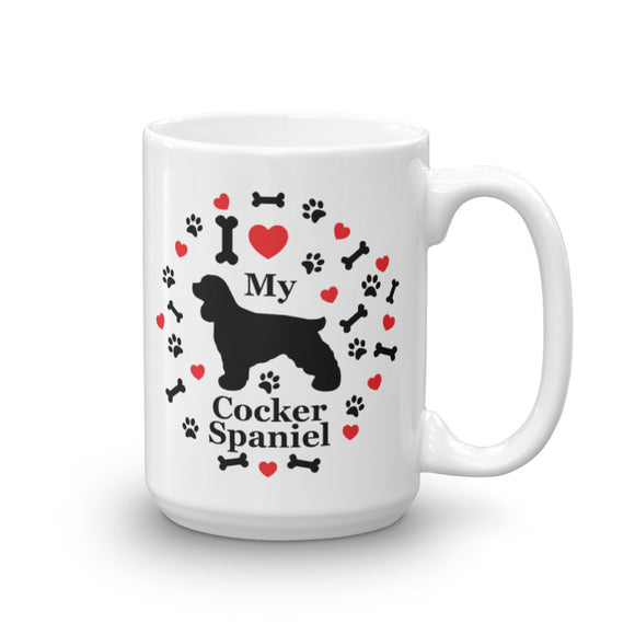 I love my Cocker Spaniel 15oz Coffee Mug