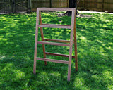 4 Tier Quilt Rack- A-Frame Ladder Style, Folds Flat for Storage